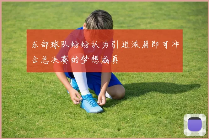 东部球队纷纷认为引进浓眉即可冲击总决赛的梦想成真